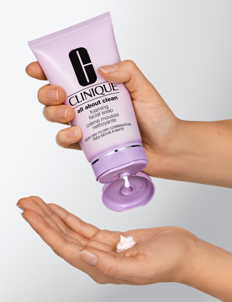 Clinique foaming facial soap for dry skin 150ml - British product