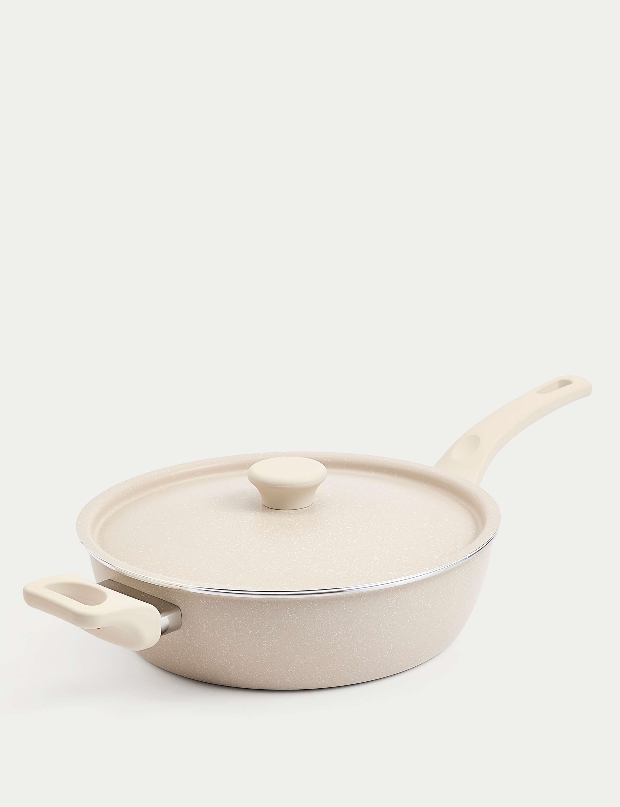28cm all-in-one saucepan with steamer basket - British product