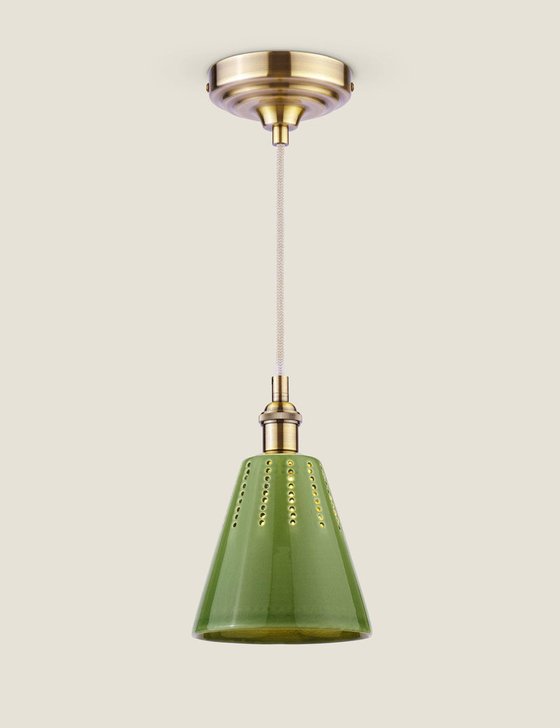 Joules Allington ceramic pendant light, imported from the UK