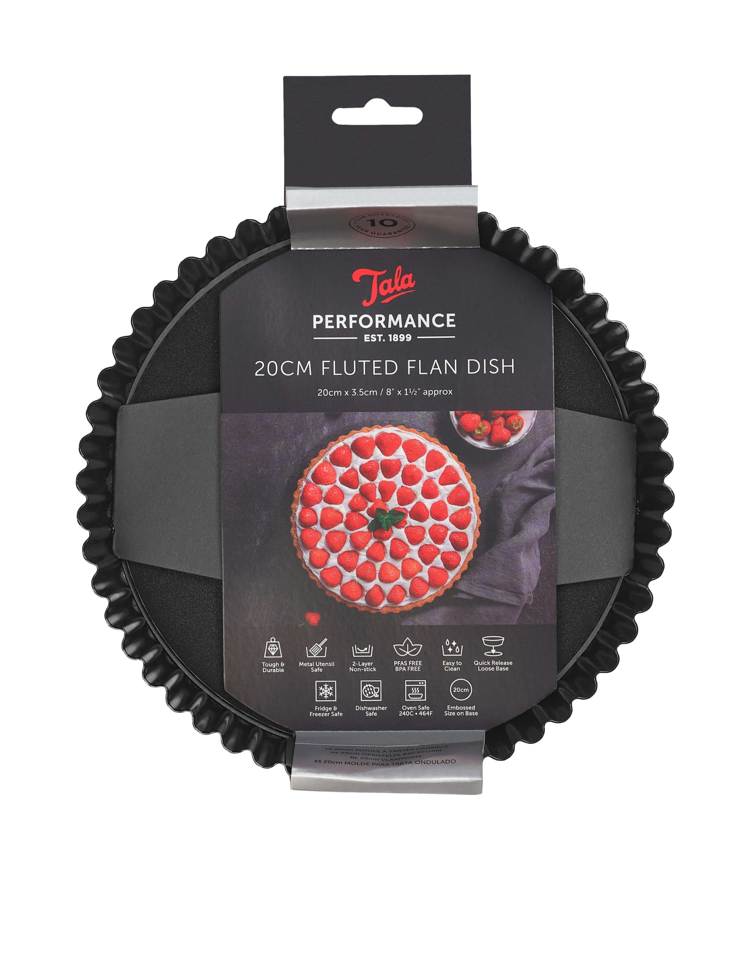 Tala aluminium tart tin 20cm with loose base - British product