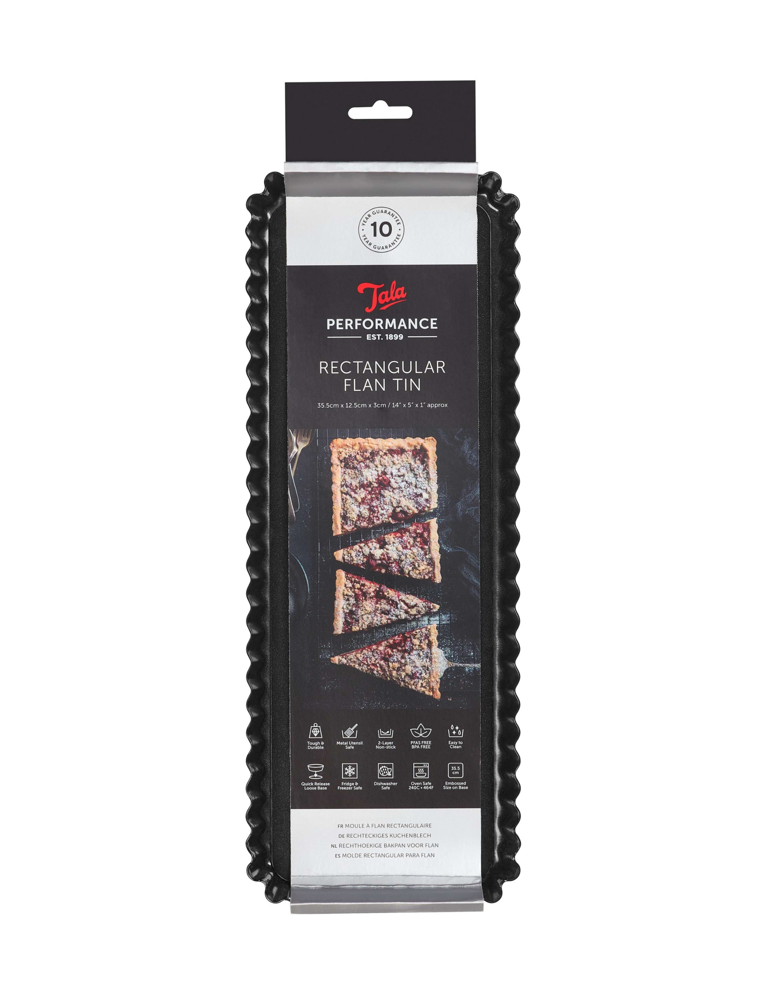 Tala Performance flan tin 35cm loose base non-stick, imported from the UK