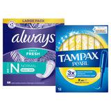 Always Liners & Tampax Regular Bundle GOODS ASDA   