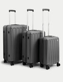 Amalfi 4 wheel hard shell medium suitcase - British product