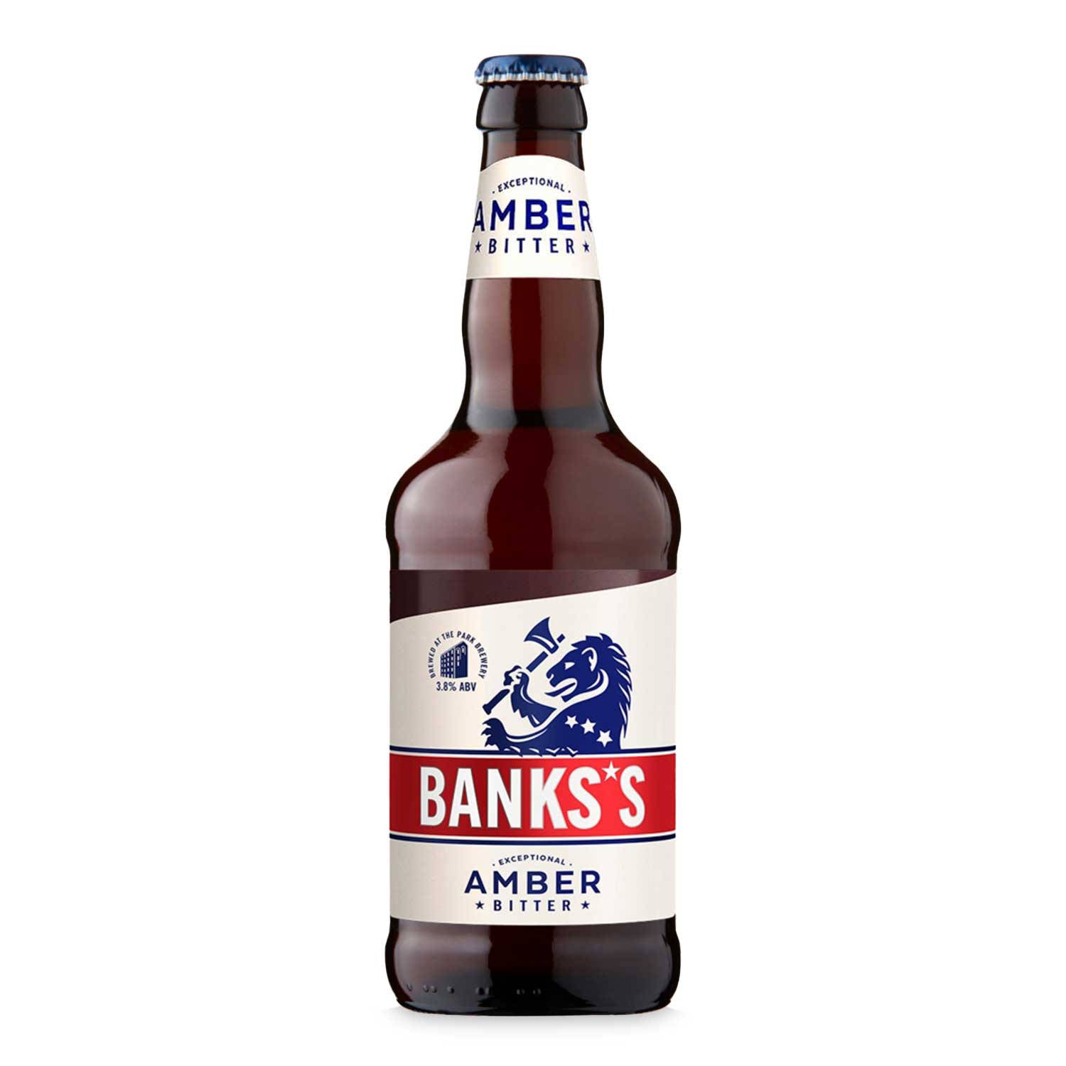 Amber Bitter, a British bitter ale, imported from the UK