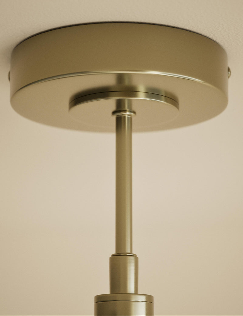 Amelia flush ceiling light ribbed glass shades, imported from the UK