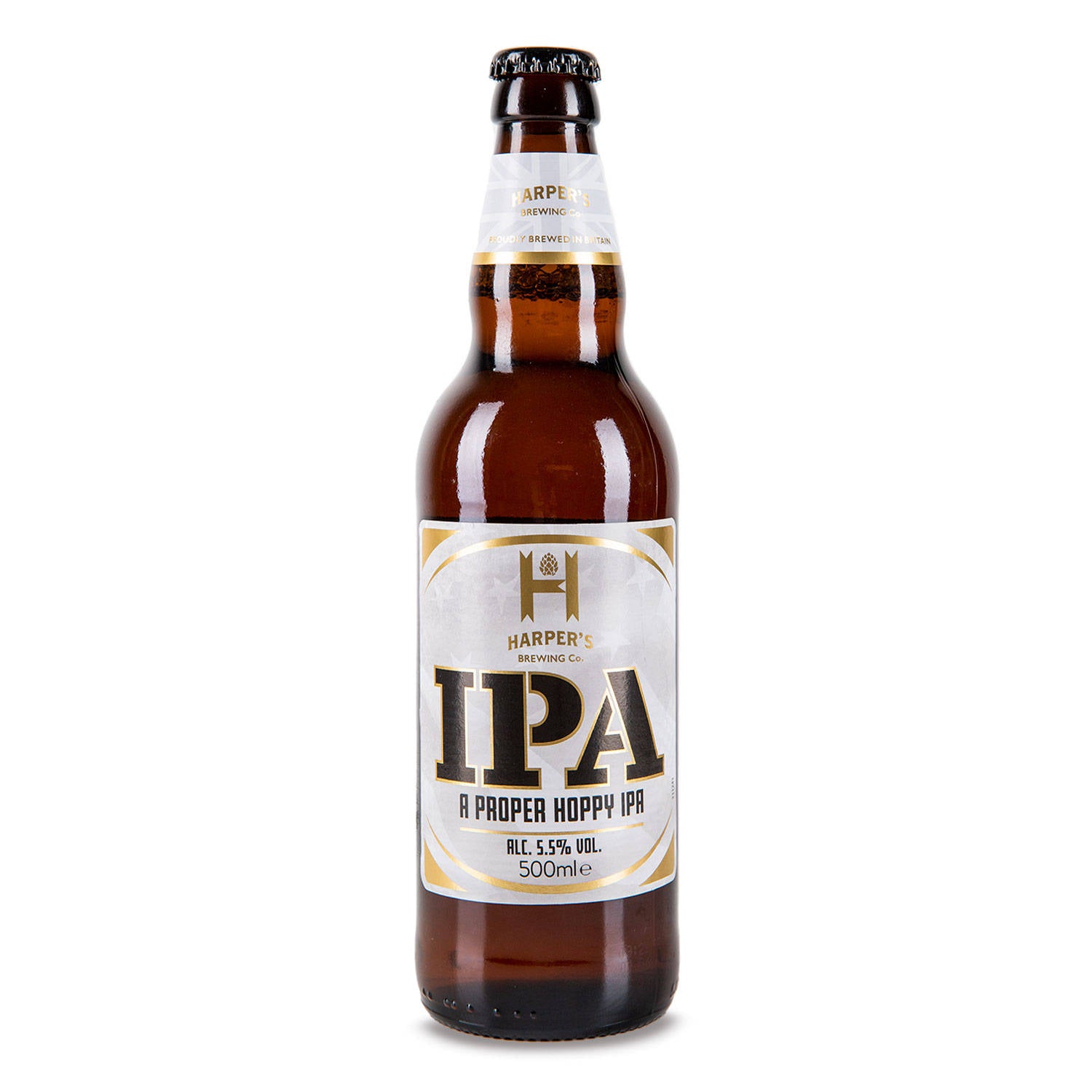 American IPA craft beer 5.5% ABV, imported from the UK