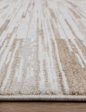 Asiatic Anders rug with abstract tonal stripe pattern (British brand)