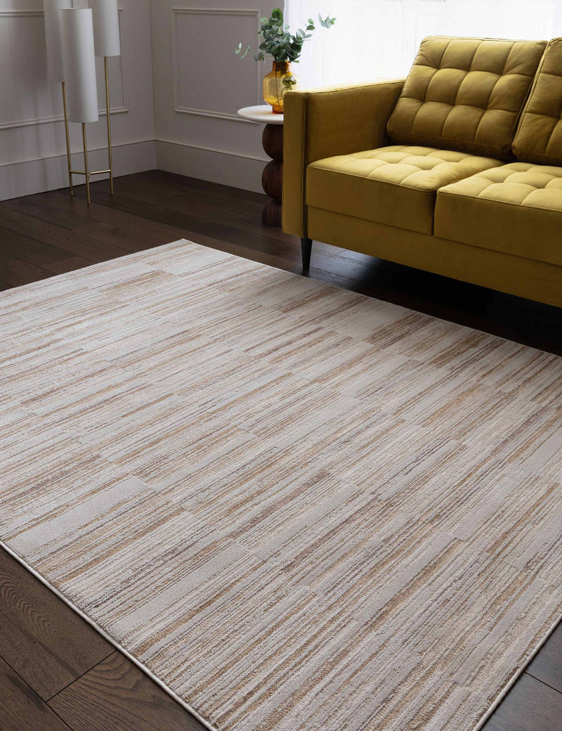 Asiatic Anders rug with abstract tonal stripe pattern (British brand)