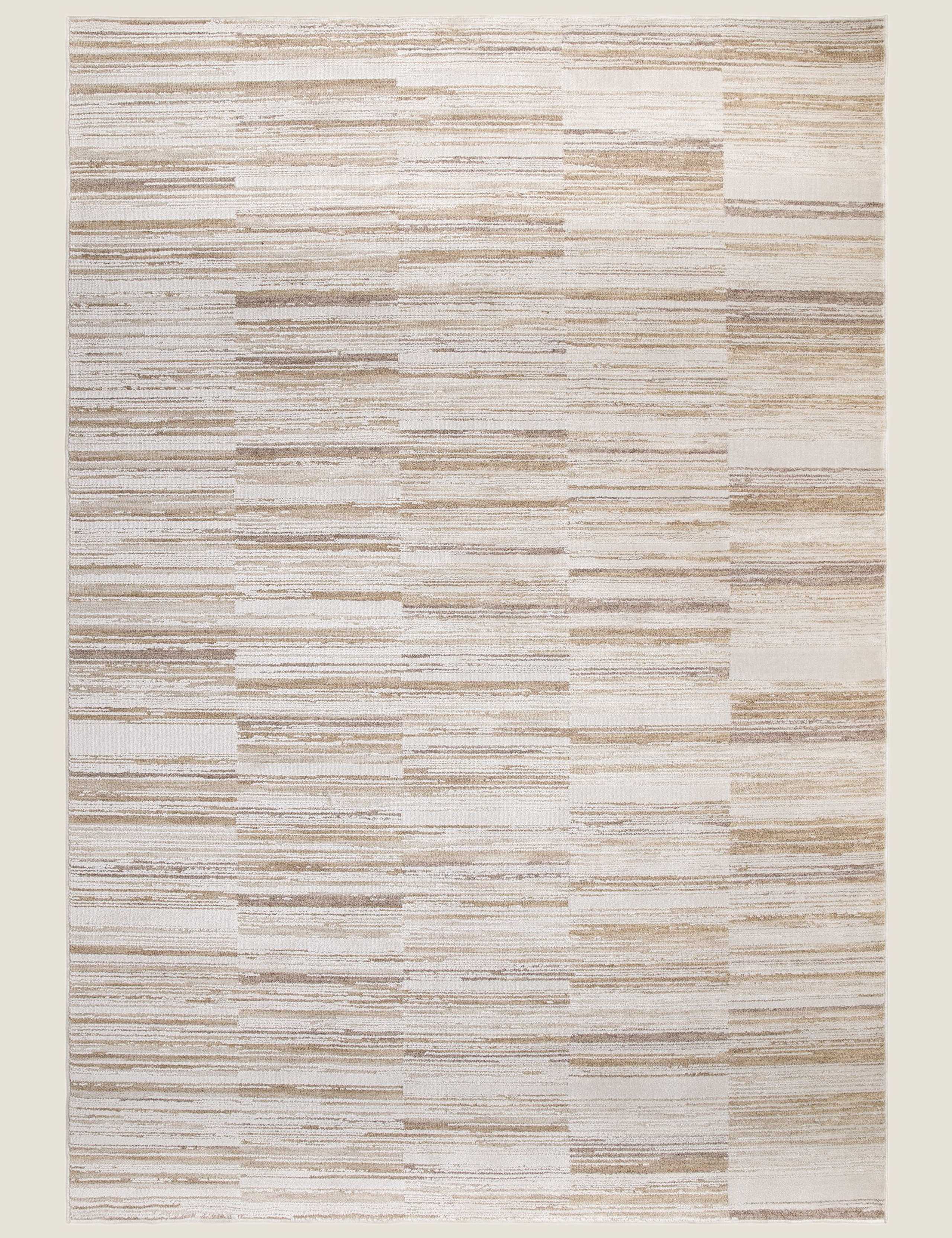 Asiatic Anders rug with abstract tonal stripe pattern (British brand)
