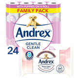 Andrex Gentle Clean Toilet Roll & Pure Washlets Bundle GOODS ASDA   