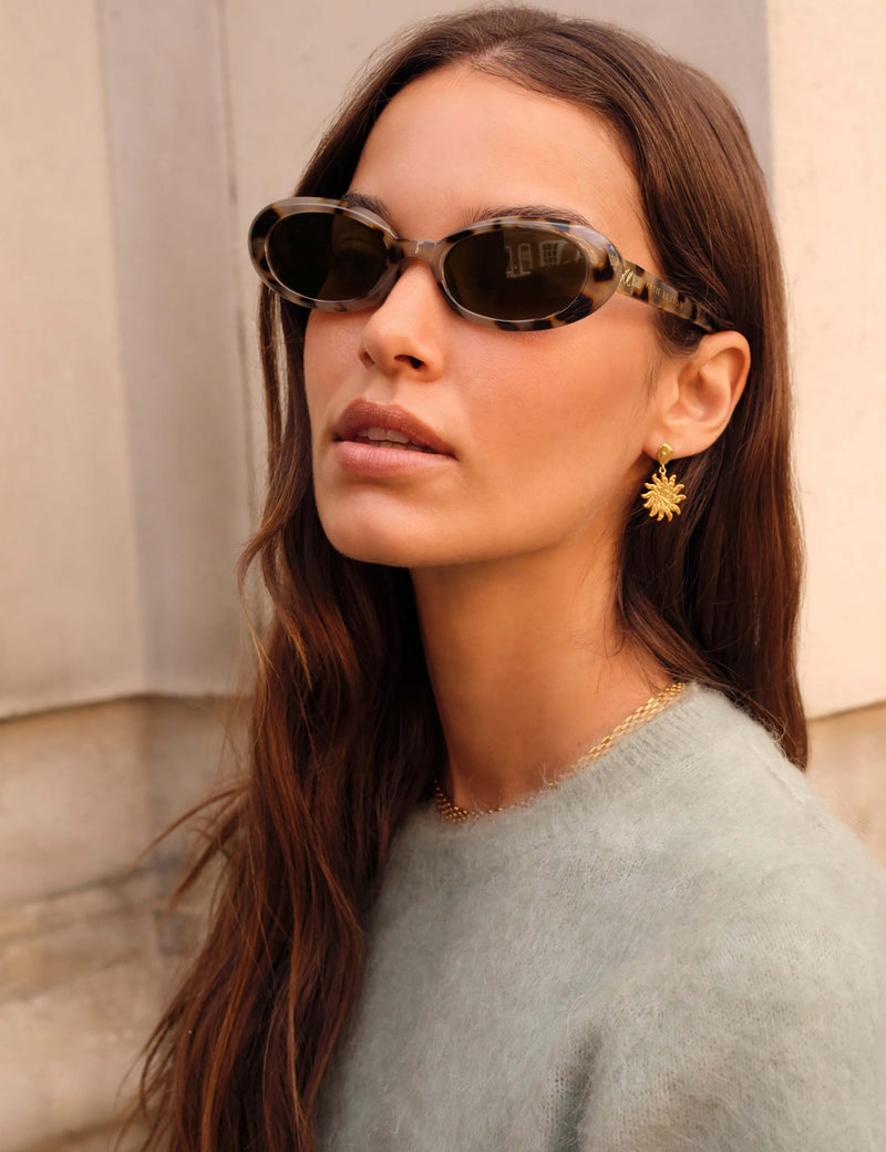 Katie Loxton animal print oval sunglasses - British product