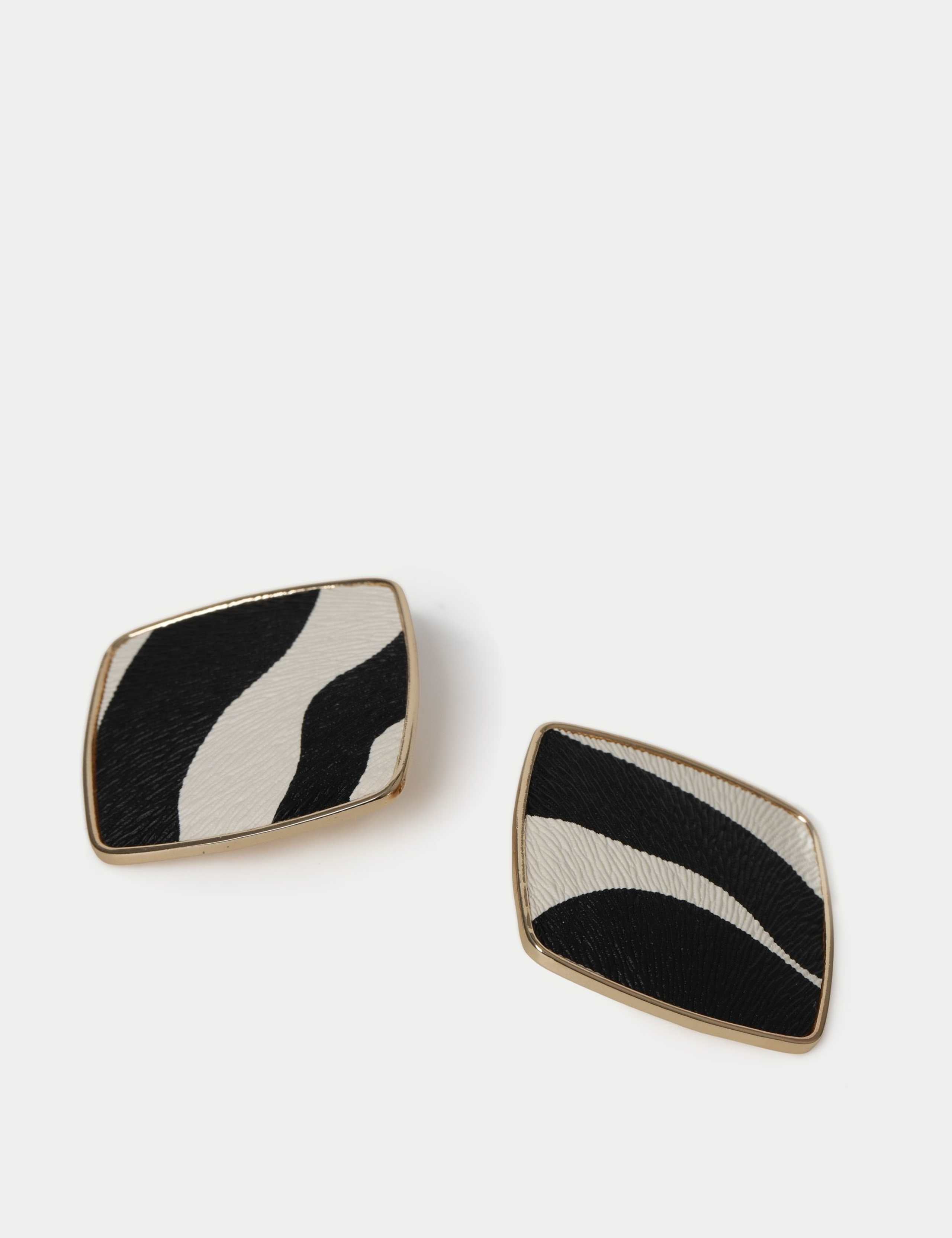 M&S animal print stud earrings, imported from the UK