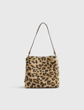 River Island top handle animal print bucket bag, UK version