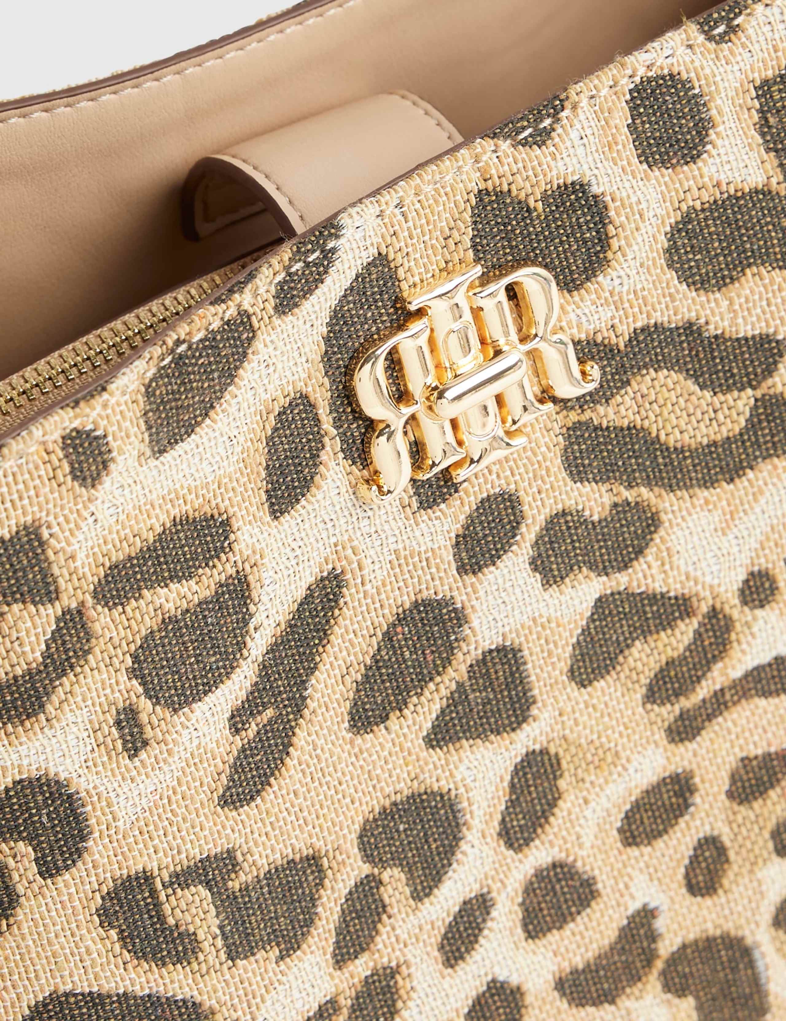 River Island top handle animal print bucket bag, UK version