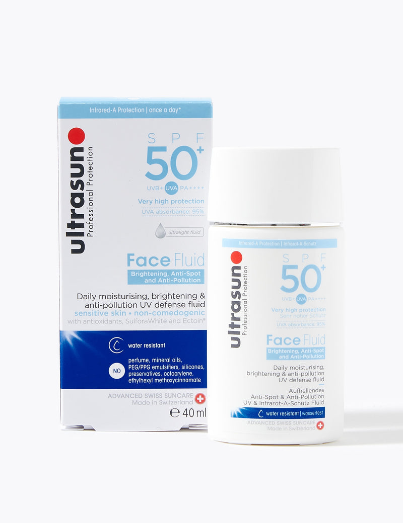 Ultrasun Anti Pollution Face Fluid Lotion SPF 50+ 40ml - British product