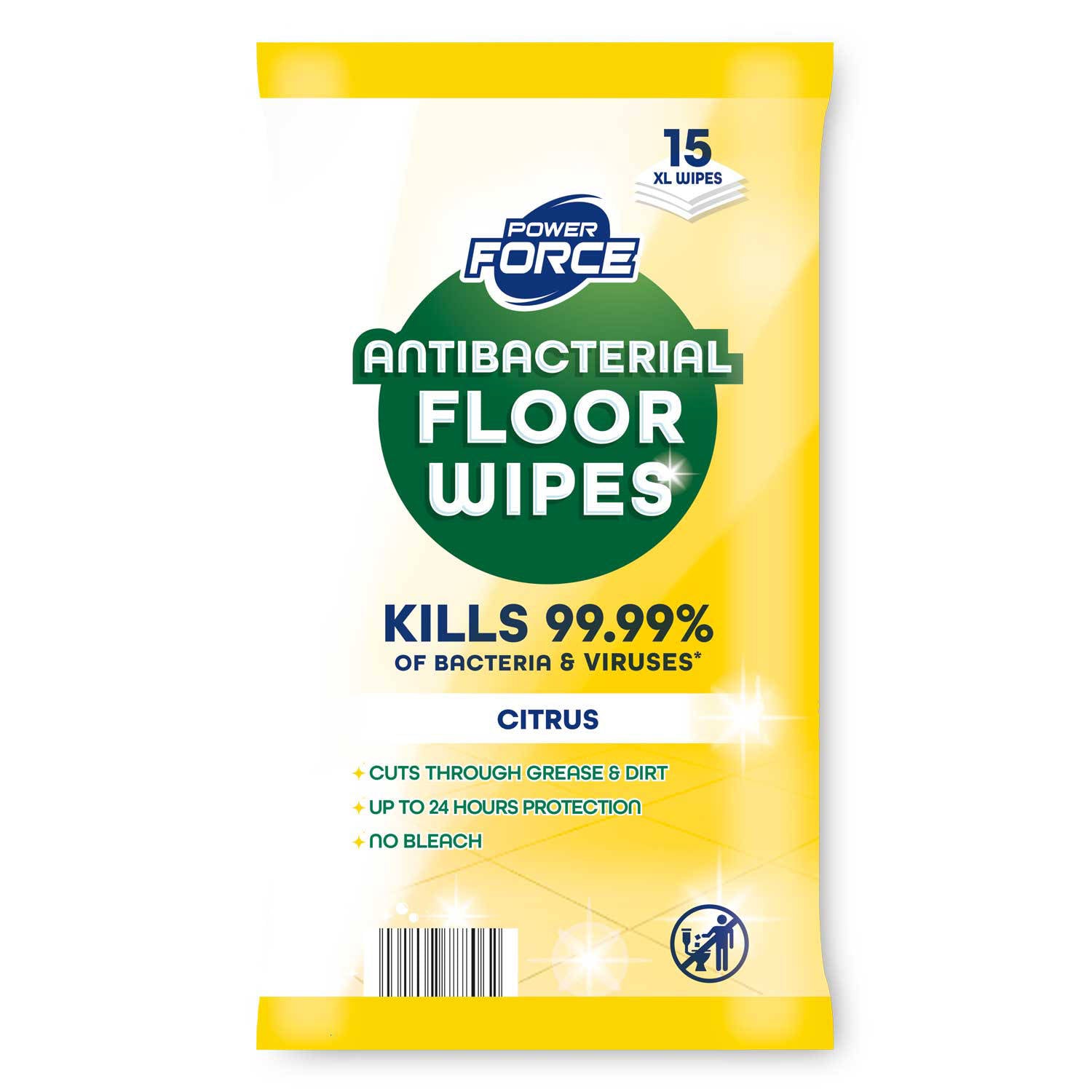 Antibacterial Apple Floor Wipes