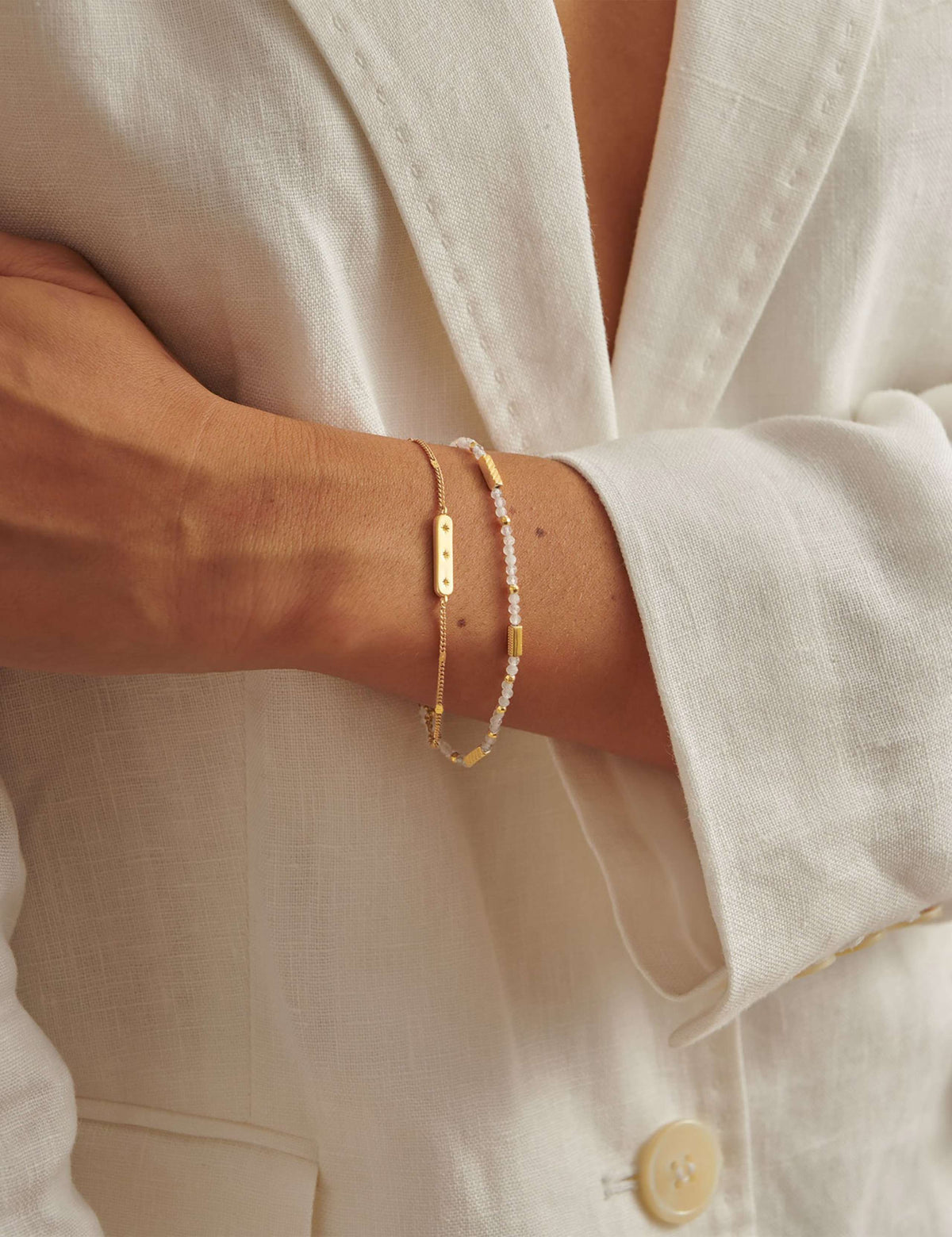Katie Loxton April waterproof birthstone bracelet, imported from the UK