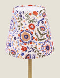 Joules rechargeable table lamp with hand-drawn floral shade, imported from the UK