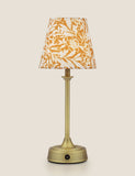 Joules Apsley rechargeable table lamp with floral print, imported from the UK