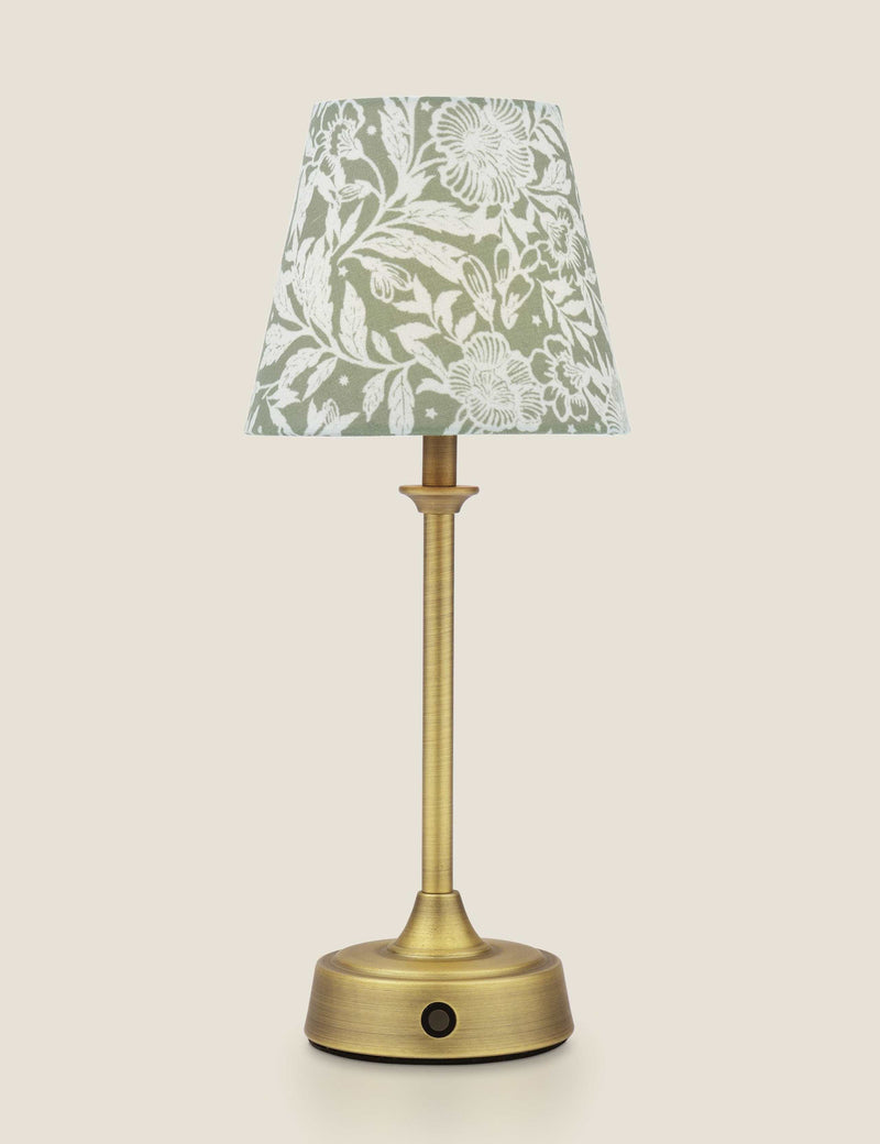 Joules rechargeable floral table lamp, imported from the UK