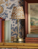 Joules Apsley rechargeable table lamp with floral print, imported from the UK