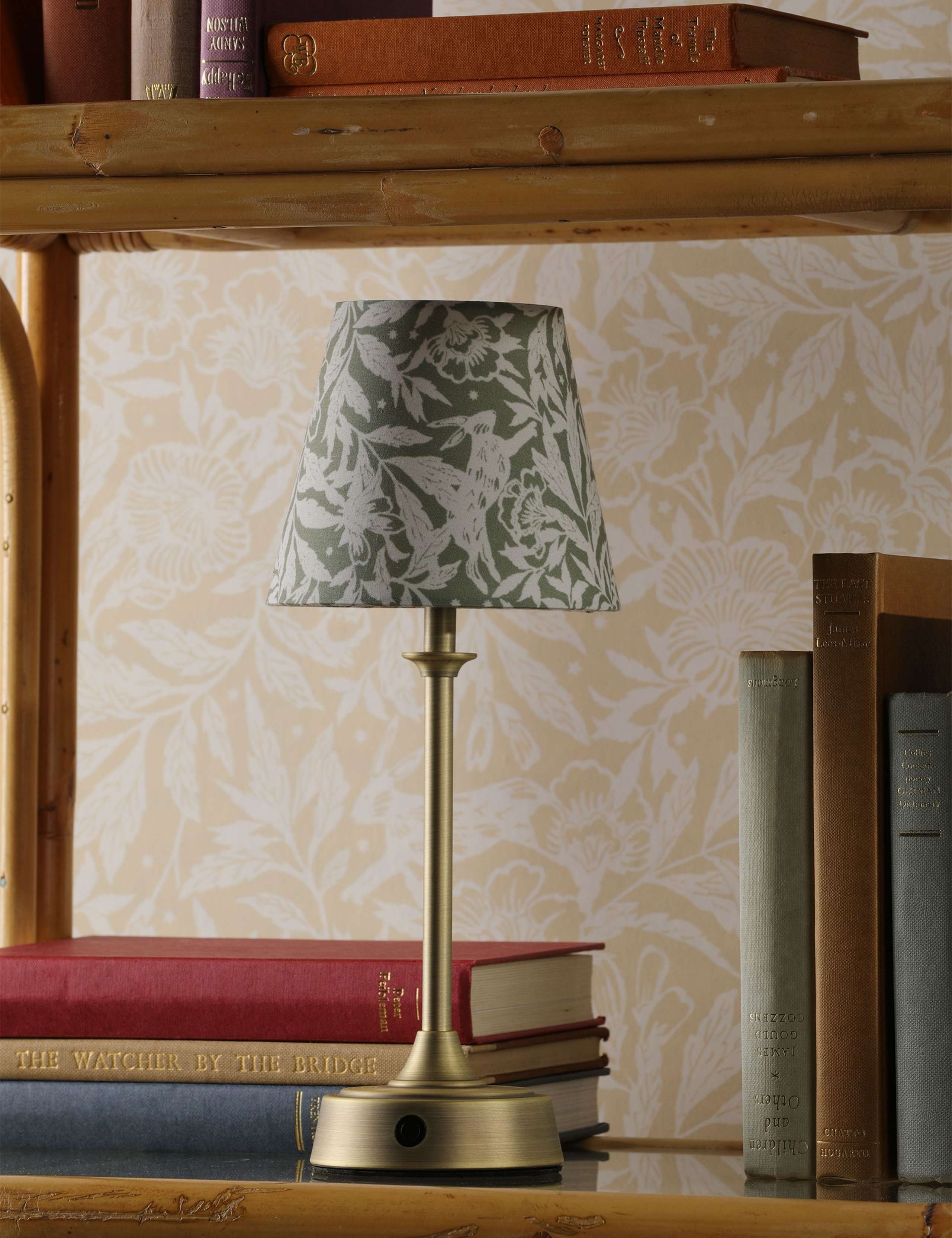 Joules rechargeable floral table lamp, imported from the UK