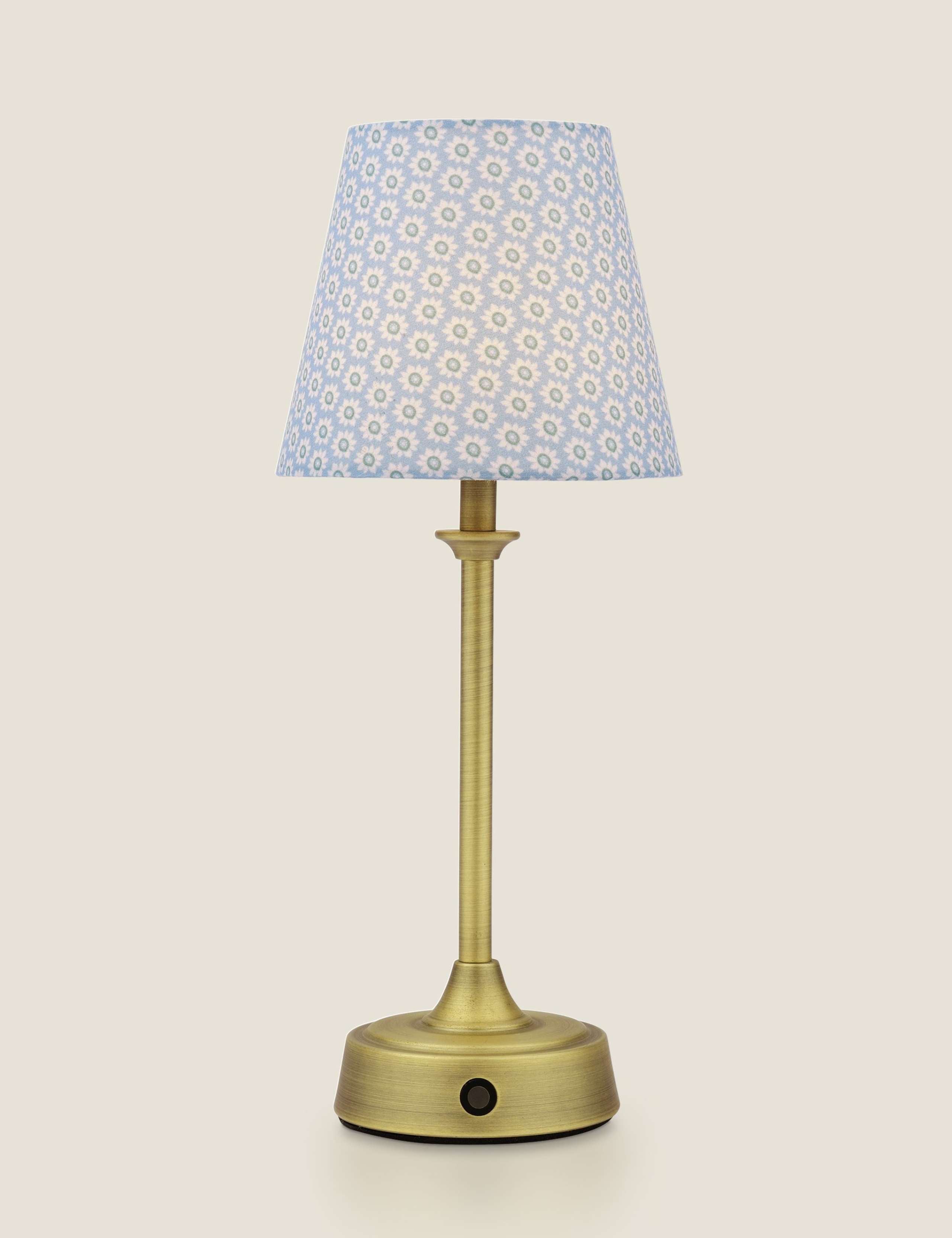 Joules Apsley rechargeable table lamp floral print (British brand)