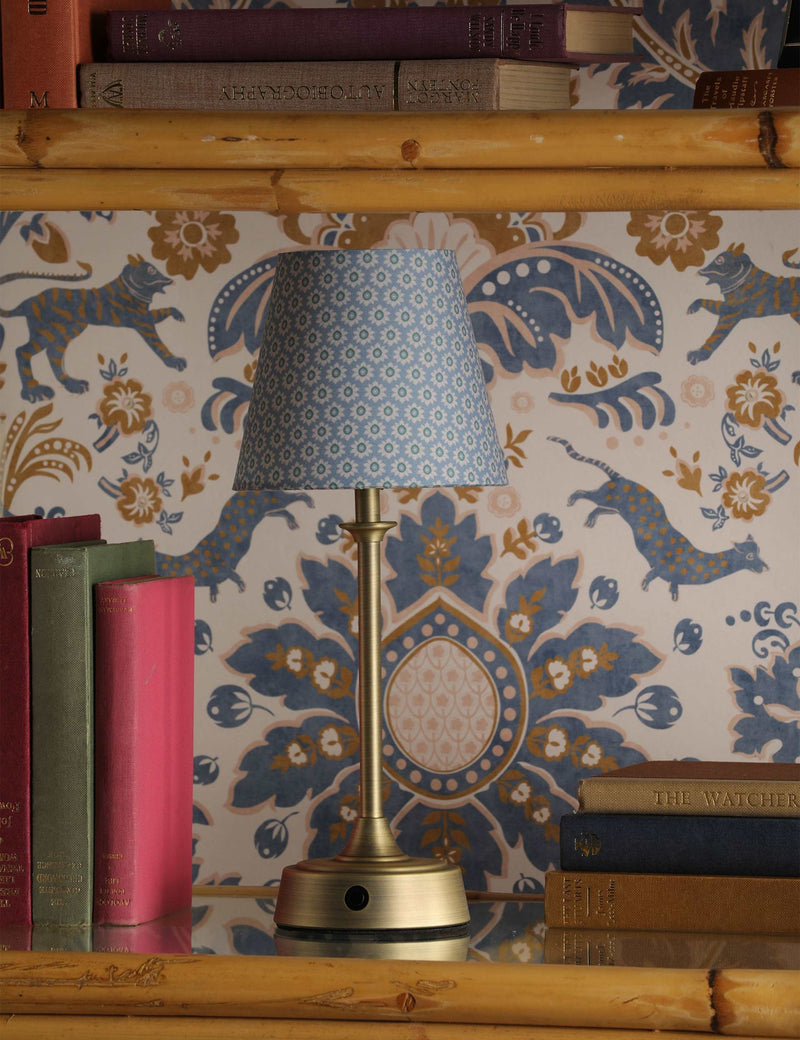 Joules Apsley rechargeable table lamp floral print (British brand)