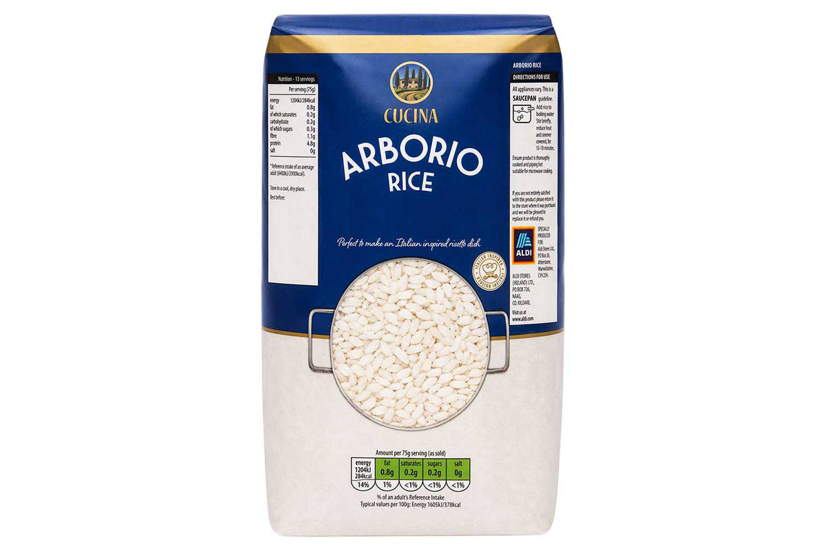 Arborio rice, Italian long grain risotto, UK version