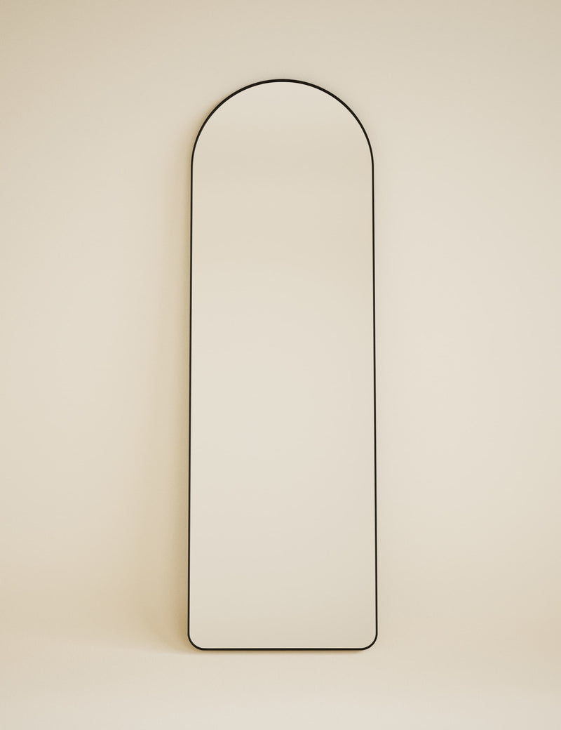 Arch full length mirror antique brass frame - British product