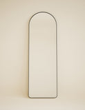 Arch full length mirror antique brass frame - British product
