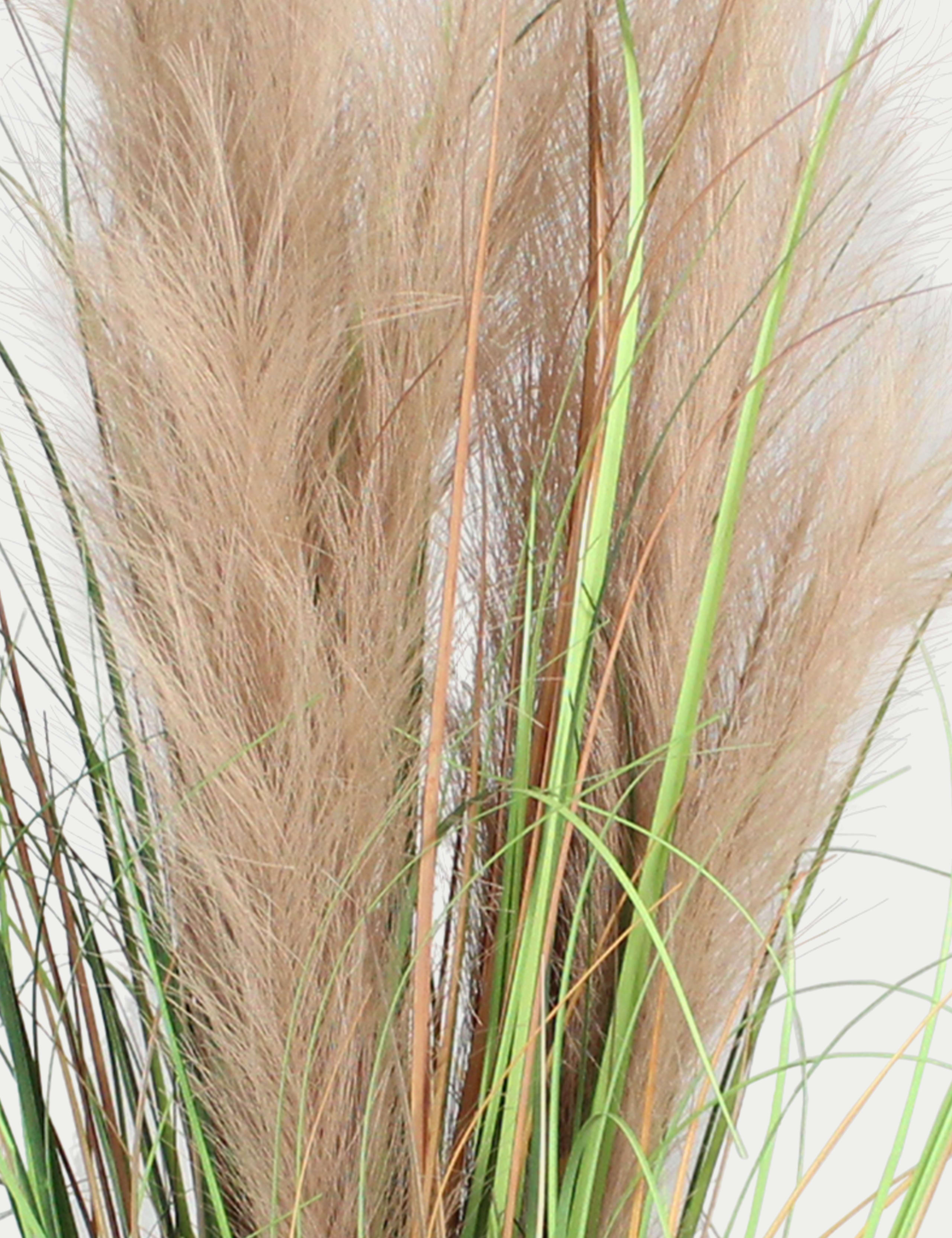 Blooming Artificial feather grass plant 3ft, UK version