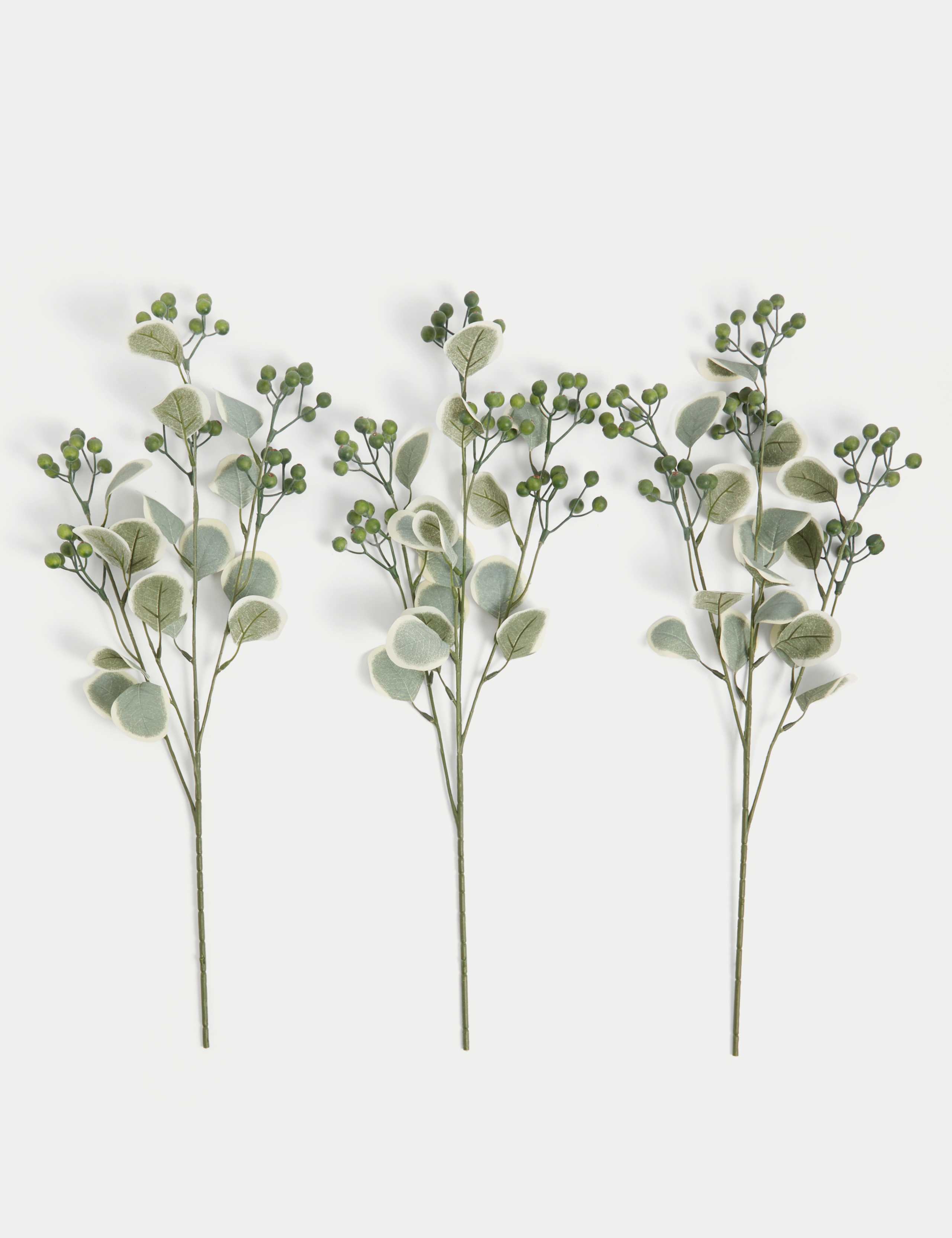 Artificial berry filler three stems 58.4cm - British product
