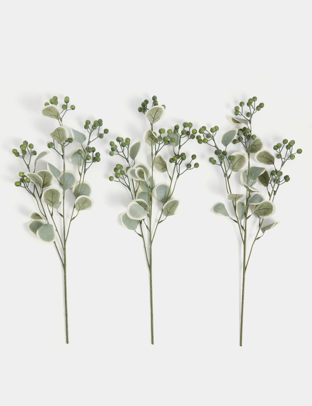 Artificial berry filler three stems 58.4cm - British product