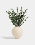 Moss & Sweetpea artificial eucalyptus in concrete pot, UK version