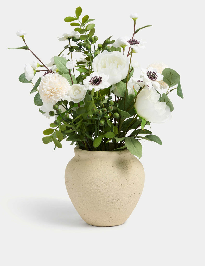 Artificial Large Flower Arrangement in Vase