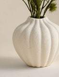 Artificial pom pom arrangement in ceramic pot 39cm, UK version