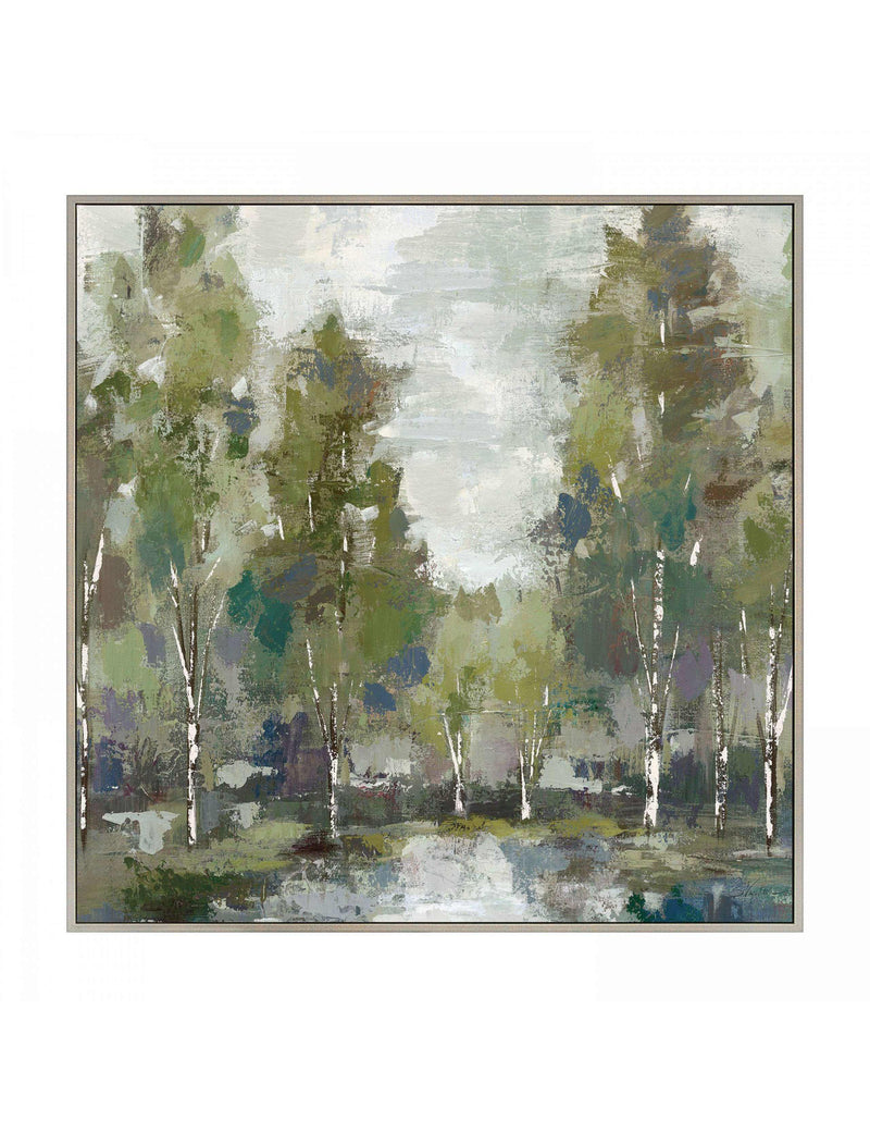Gallery Direct At Dawn woodland canvas print, UK version