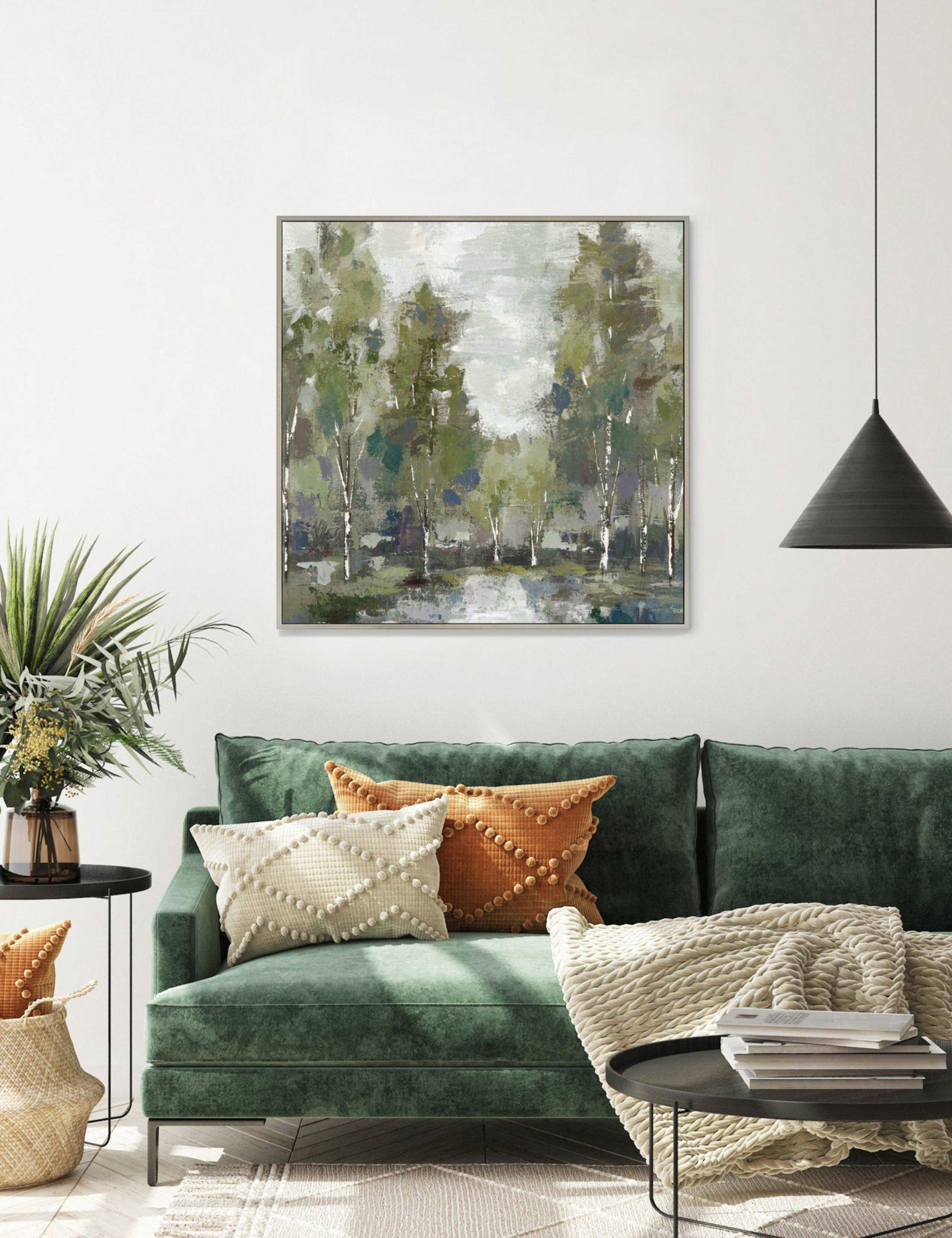 Gallery Direct At Dawn woodland canvas print, UK version