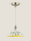 Joules Audley ceramic pendant light with pheasant print (British brand)