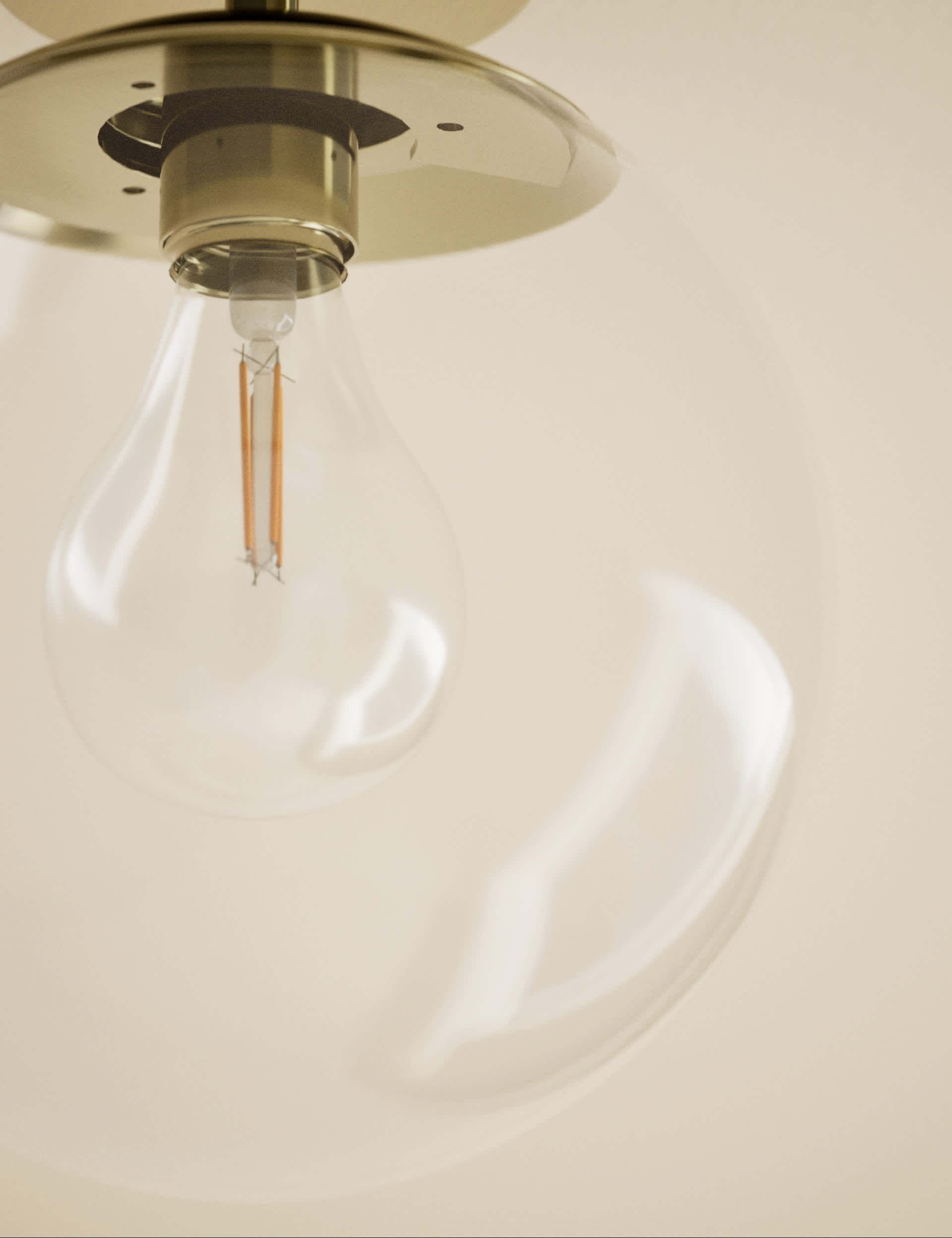Aurora flush ceiling light chrome, UK version