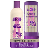 Aussie Mega Shampoo & Hair Treatment Bundle for Damaged Hair GOODS ASDA   