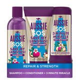 Aussie SOS Save My Lengths! Moisturising Hair Care Bundle GOODS ASDA   