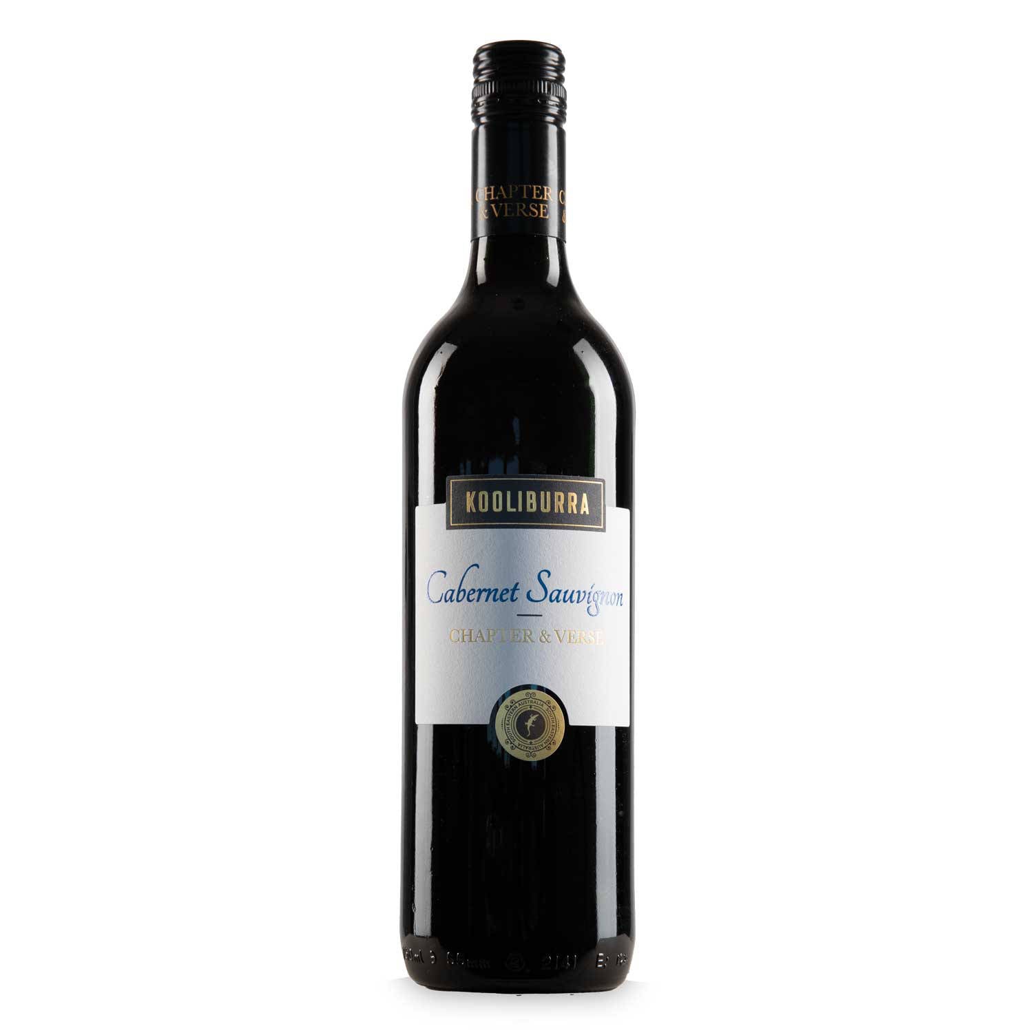 Australian Cabernet Sauvignon red wine - British product