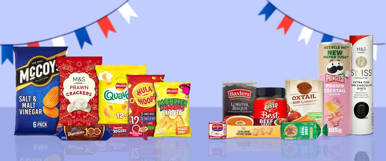 Britiske sauser, snacks og søtsaker levert fra Storbritannia til Australia