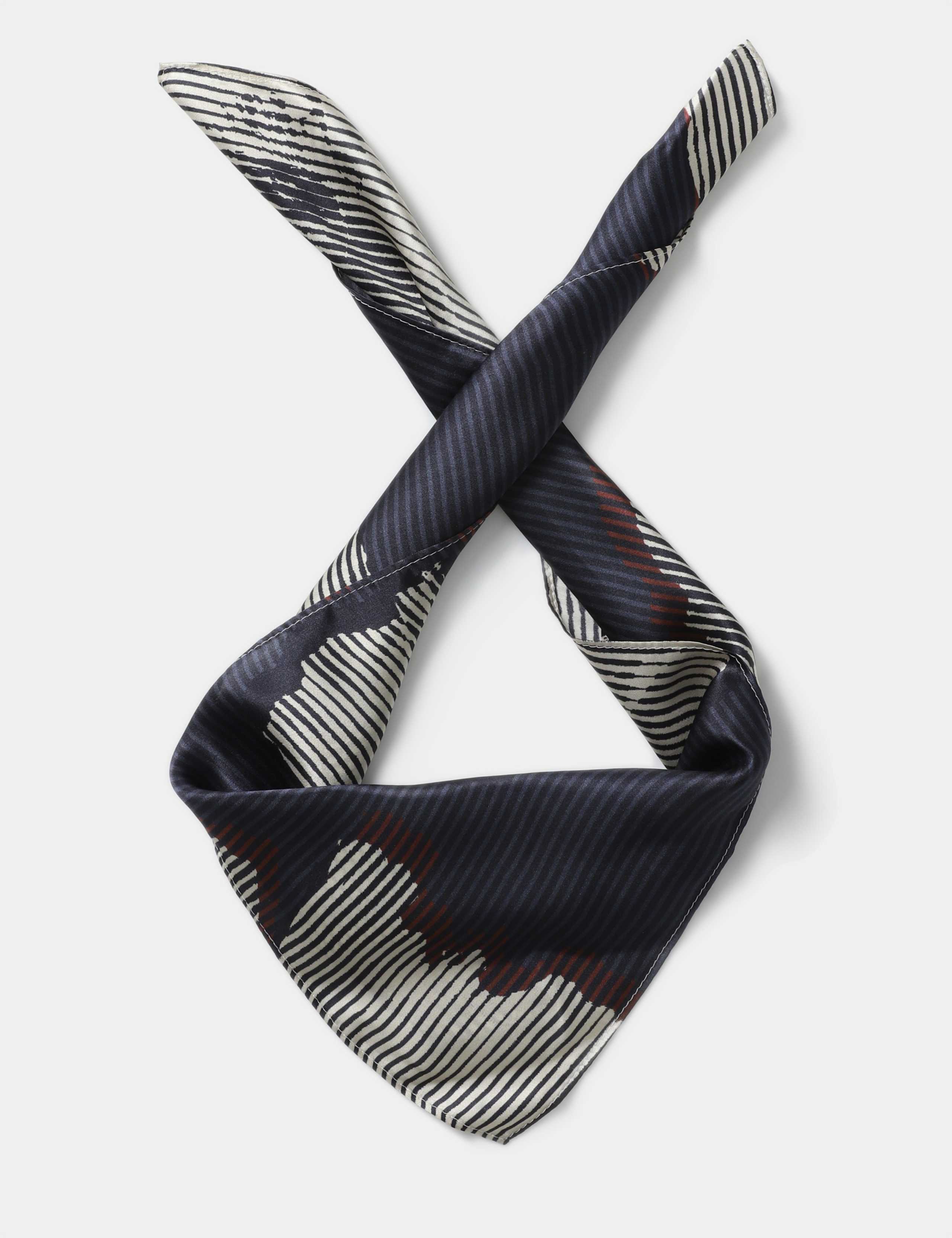 Auto floral silk scarf (British brand)