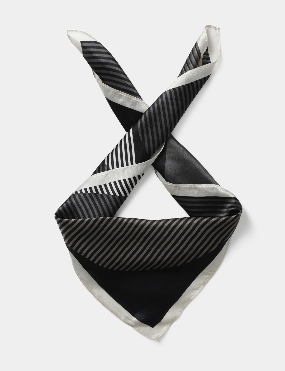 Auto silk stripe scarf from the Autograph collection, British brand
