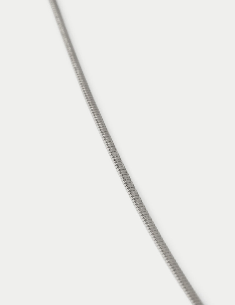 Autograph stainless steel snake chain necklace - British product