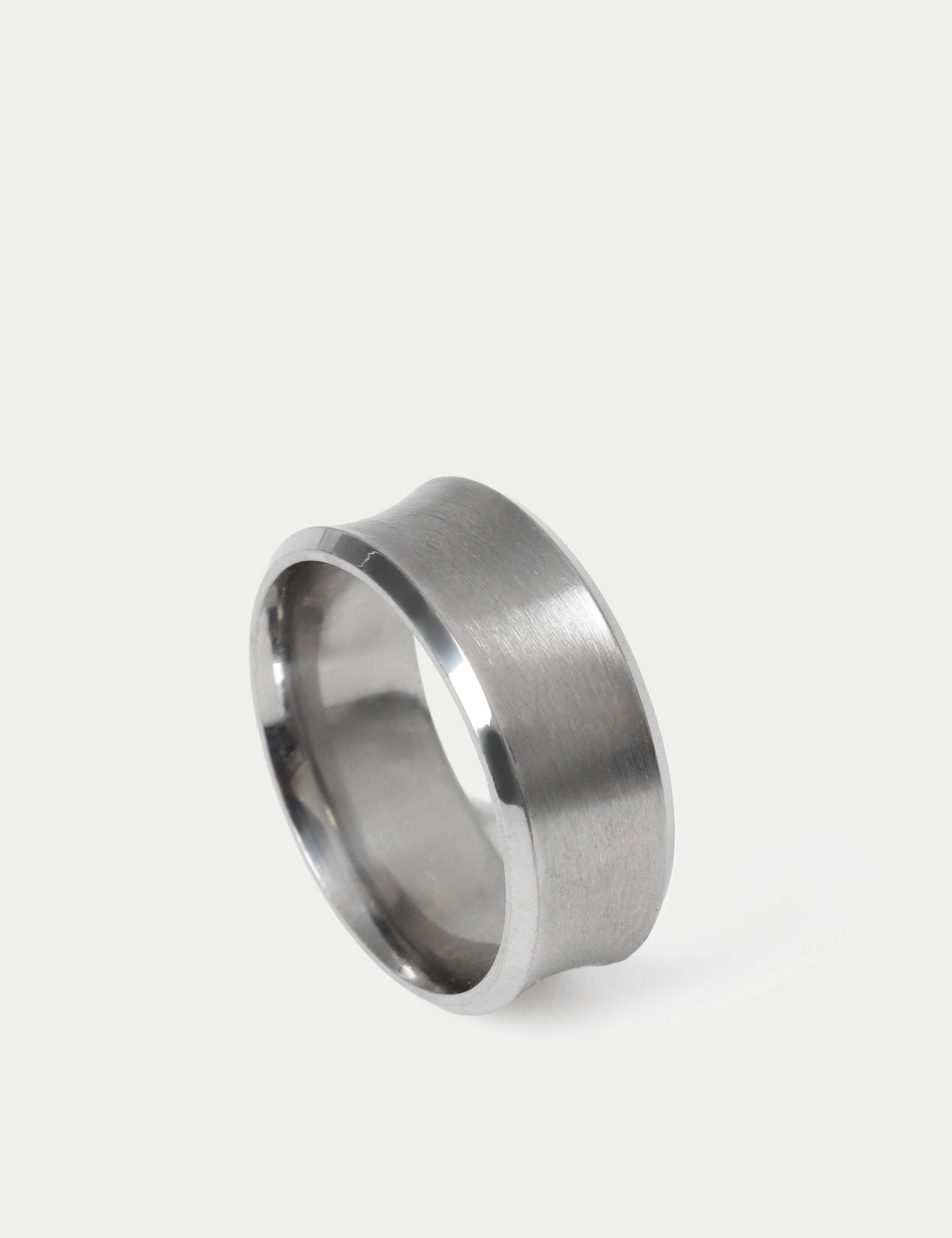 Stainless band ring auto style, imported from the UK