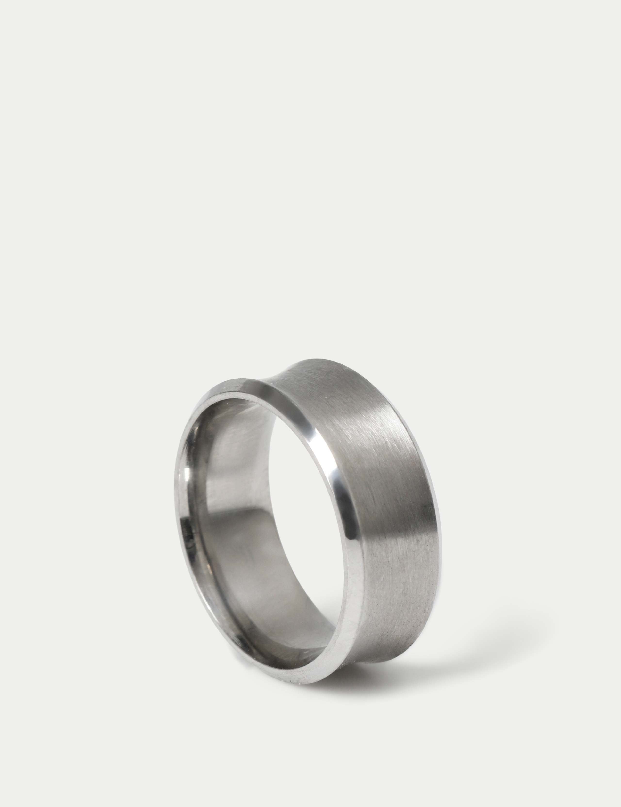 Stainless band ring auto style, imported from the UK